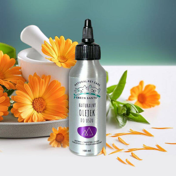 Green Sante Natural Ear Cleaning Oil – Gentle Hygiene Formula with Botanical Extracts, 100ml