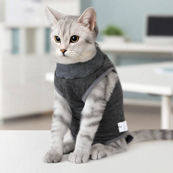 Polisept Vet Care Recovery Suit – Breathable Post-Surgery Protective Clothing, Soft Fabric Design