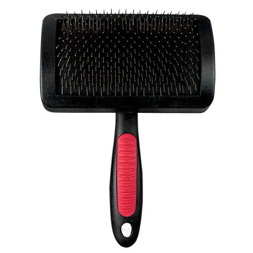 Chadog Ideal Dog Lucia Medium Card Brush – Long Hard Pins, Effective Detangling for Poodles