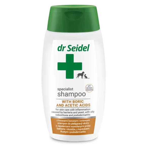 Dr Seidel Boric & Acetic Acid Shampoo – Soothing Antibacterial Formula, 220ml
