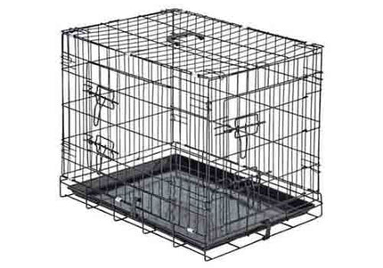 Artero Foldable Metal Cage with Plastic Floor – Spacious, Durable Design 108.5x70.5x77.5cm