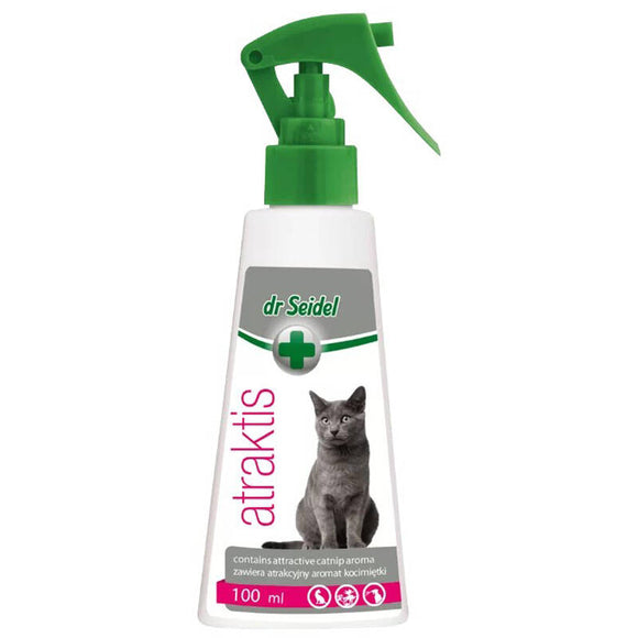 Dr Seidel Atraktis Catnip Spray – Natural Attractant Formula, 100ml Bottle