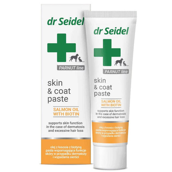 Dr Seidel Skin & Coat Paste – Nutrient-Rich Formula, Supports Healthy Skin and Shiny Fur, 105g