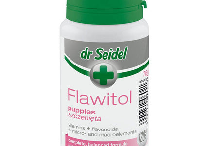 Dr Seidel Flawitol Puppy Supplement – Growth Support Formula, 120 Tablets