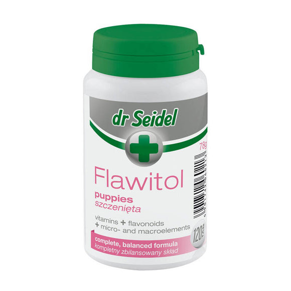Dr Seidel Flawitol Puppy Supplement – Growth Support Formula, 120 Tablets