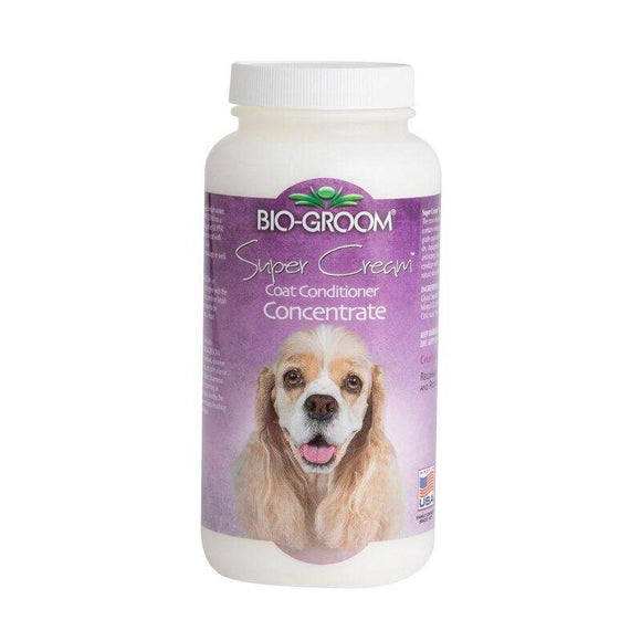 Bio-Groom Super-Cream Coat Conditioner – Rich Oil-Based Formula, 226g, Enhances Skin and Fur