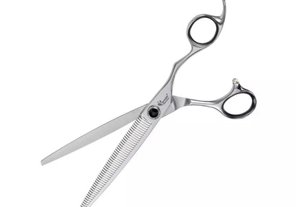 Groom Professional Artesan Single-Sided Thinning Scissors 7 Inch, 50 Teeth – Precision Blending Tool