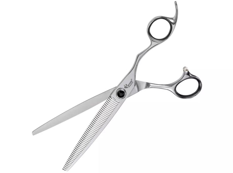 Groom Professional Artesan Single-Sided Thinning Scissors 7 Inch, 50 Teeth – Precision Blending Tool