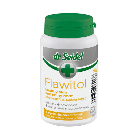 Dr Seidel Flawitol Skin and Coat Supplement – 60 Tablets, Supports Healthy Fur and Skin