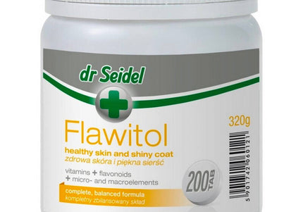 Dr Seidel Flawitol Skin and Coat Supplement – 60 Tablets, Supports Healthy Fur and Skin