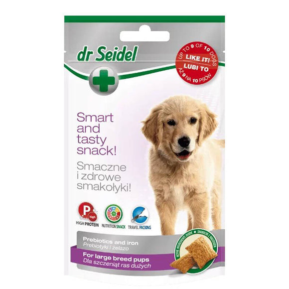 Dr. Seidel Large Breed Puppy Treats – Nutritious Chews, 90g Pack