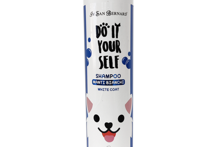 Iv San Bernard Do It Yourself White Shampoo – Brightening Formula for White Coats, 300ml