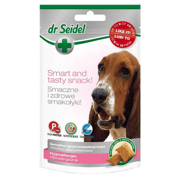 Dr Seidel Hypoallergenic Treats 90g – Gentle Snack with Limited Ingredients, Sensitive Formula