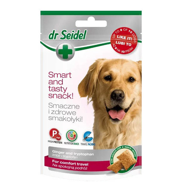 Dr. Seidel Calming Travel Treats – Soothing Snack Formula, 90g Resealable Pack