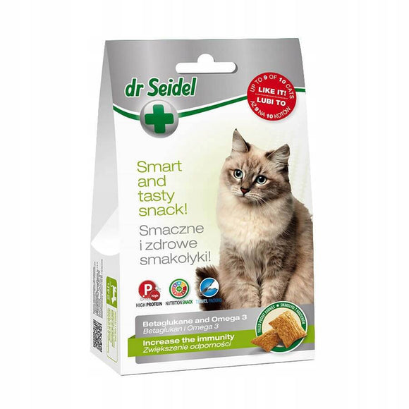 Dr. Seidel Immunity Boost Cat Treats – Natural Formula, 50g, Supports Healthy Defenses