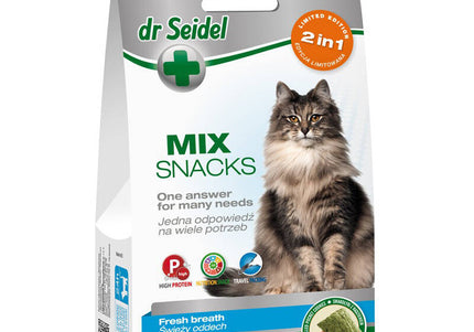Dr. Seidel Fresh Breath Dental Treats – 60g, Cleans Teeth and Reduces Deposits