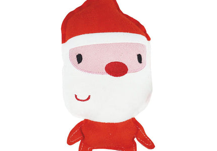 Record Santa Claus Plush Animal Toy – Soft Festive Design with Built-In Whistle
