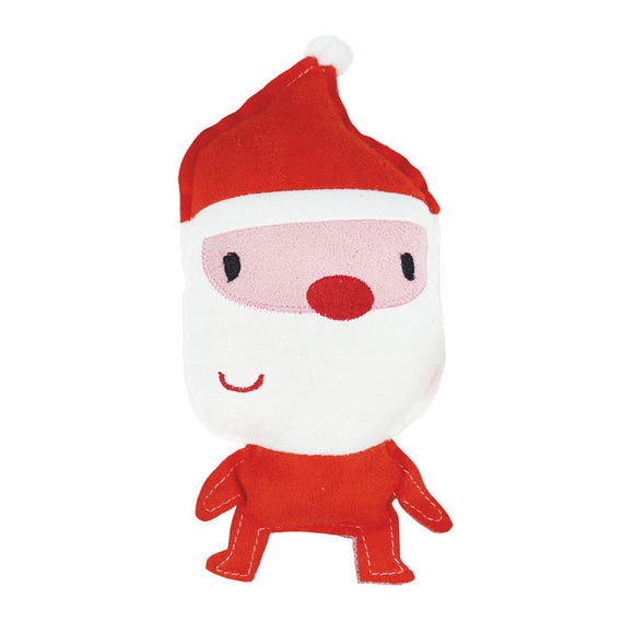 Record Santa Claus Plush Animal Toy – Soft Festive Design with Built-In Whistle