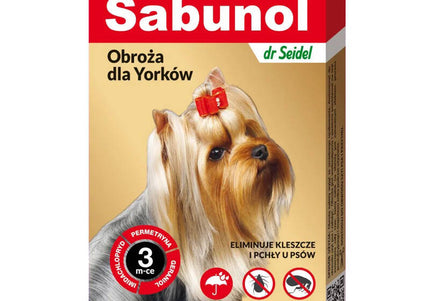 Sabunol GPI Decorative Anti-Flea and Tick Collar, Red, 50cm – Long-Lasting Protection