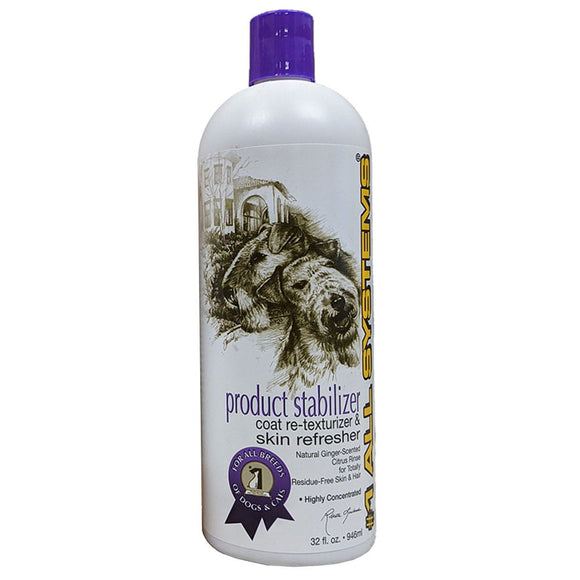 1 All Systems Product Stabilizer and Coat Re-Texturizer – Hair Cleansing and Regeneration Rinse, 946ml