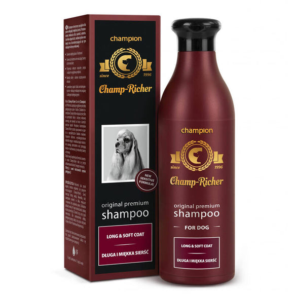 Dermapharm Champ-Richer Long Hair Shampoo Concentrate 1:5, 250ml – Gentle Softening Formula