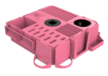 Shernbao Tool Station Pro Groomer's Storage Caddy – Pink, Durable Organizer with Multiple Compartments