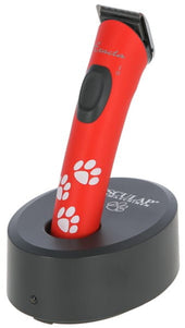 Aesculap Exacta Cordless Finishing Trimmer – 0.5mm Precision Blade, Red, Lightweight Design
