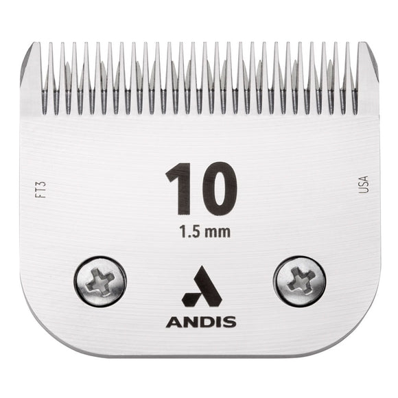 Andis UltraEdge Blade No. 10 – Precision Steel Cutting Edge, 1.5mm, Durable Design
