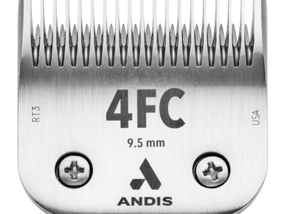 Andis UltraEdge Blade No. 4FC – 9.5mm Straight Teeth, Precision Steel Edge