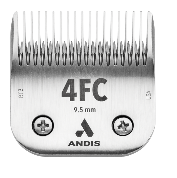 Andis UltraEdge Blade No. 4FC – 9.5mm Straight Teeth, Precision Steel Edge