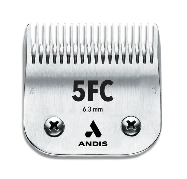 Andis CeramicEdge Blade No. 5FC – 6.3mm Straight Teeth, Durable Precision Cutting