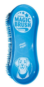 Magic Brush Grooming Brush – Ergonomic Bathing Tool with Soft Bristles, Blue Color