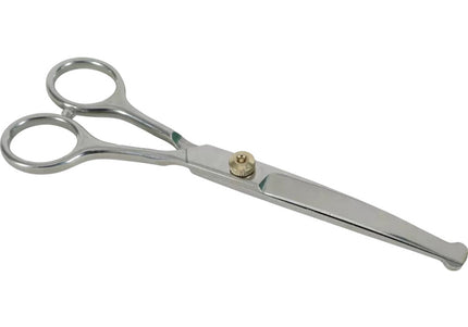 Zolux Bent Grooming Scissors – Securely Tipped, 6.5 Inch Precision Cutting Tool