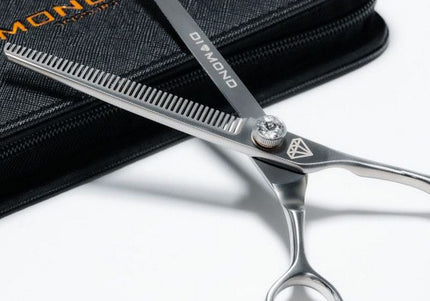 Diamond Professional Thinning Scissors – 6.5 Inch, 45 Teeth, Precision Half-Length Design