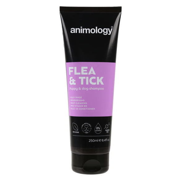 Animology Flea & Tick Protective Shampoo – Insect-Repelling Formula, 250ml Bottle