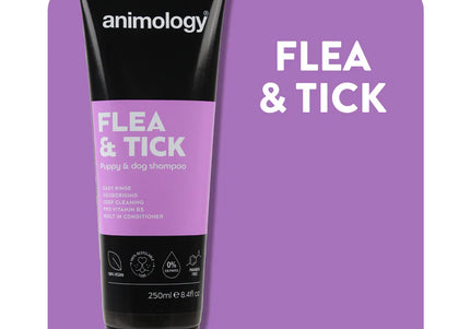 Animology Flea & Tick Protective Shampoo – Insect-Repelling Formula, 250ml Bottle
