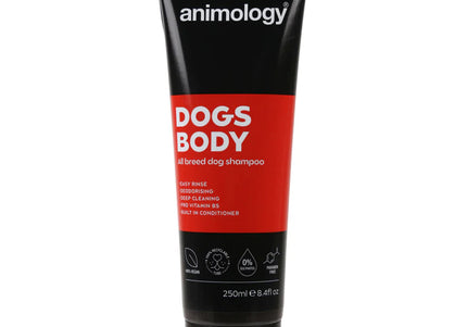 Animology Dogs Body Universal Shampoo – Gentle Cleansing Formula, 250ml Bottle