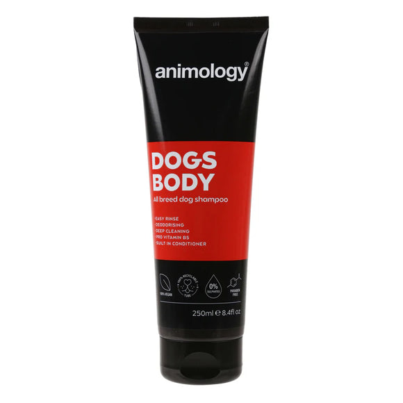 Animology Dogs Body Universal Shampoo – Gentle Cleansing Formula, 250ml Bottle