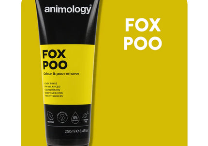 Animology Fox Poo Shampoo 250ml – Deep Cleansing Formula Removes Stubborn Dirt, Fresh Scent