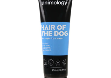 Animology Hair of the Dog Anti-Tangle Shampoo – Conditioning Formula, 250ml, Eases Combing