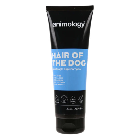 Animology Hair of the Dog Anti-Tangle Shampoo – Conditioning Formula, 250ml, Eases Combing