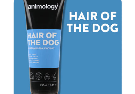 Animology Hair of the Dog Anti-Tangle Shampoo – Conditioning Formula, 250ml, Eases Combing