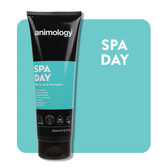 Animology Spa Day Shampoo – Nourishing Formula, Revitalizes Skin and Fur, 250ml Bottle