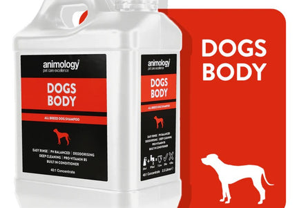 Animology Dogs Body Universal Shampoo – 40:1 Concentrate, 2.5L, Suitable for All Coat Types