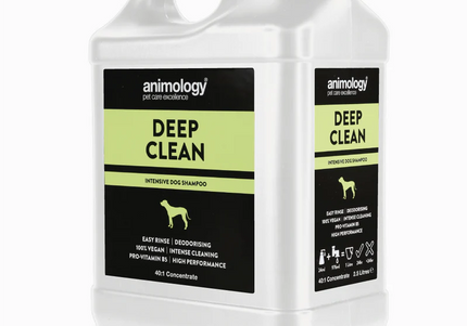 Animology Deep Clean Shampoo – Deep Cleansing 40:1 Concentrate, 2.5L, Professional Formula