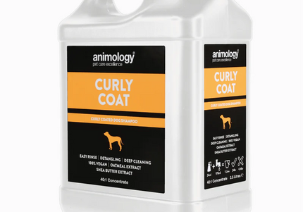 Animology Curly Coat Shampoo – 40:1 Concentrate for Curly Hair, 2.5L, Gentle Cleansing Formula