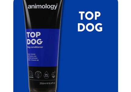 Animology Top Dog Conditioner – Moisturizing Formula with Nourishing Oils, 250ml Bottle