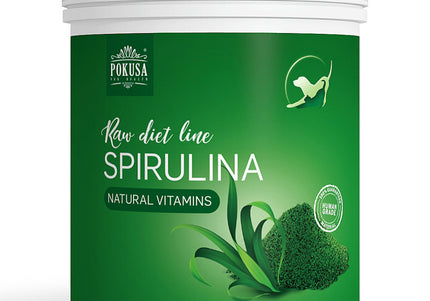 Pokusa RawDiet Spirulina 250g – Natural Algae Supplement, Supports Vitality and Wellness