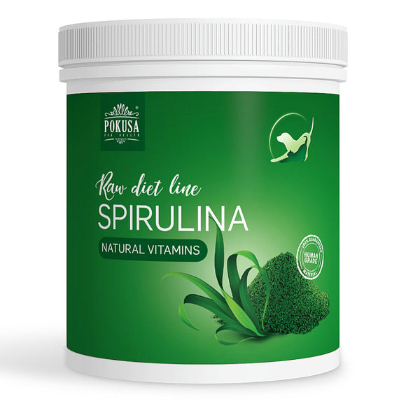 Pokusa RawDiet Spirulina 250g – Natural Algae Supplement, Supports Vitality and Wellness