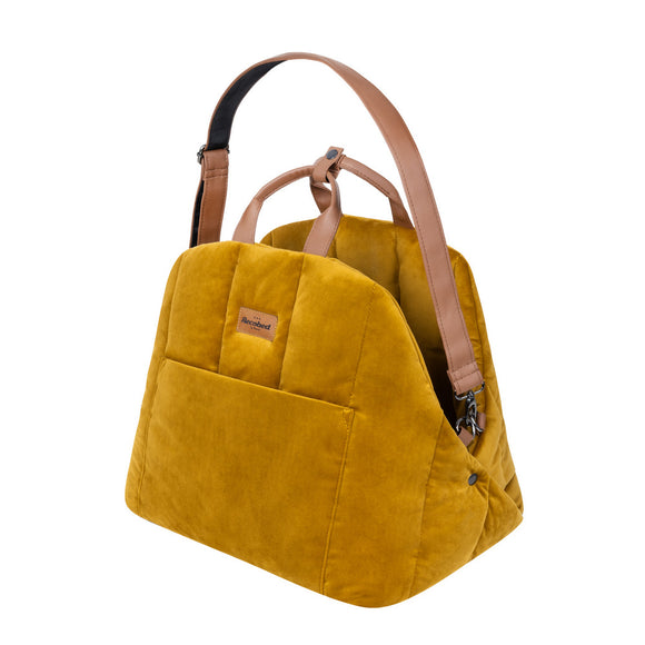 Recobed Elegant 3-in-1 Transport Bag – Versatile Gray Carrier with Soft Interior